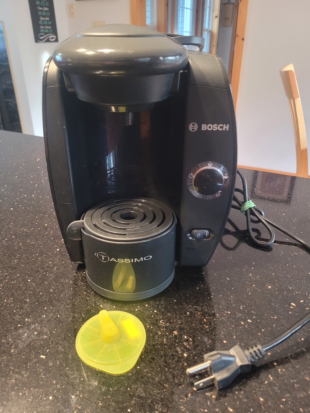 Bosch Tassimo Single-Serve Coffee Maker Model TAS1000UC/01